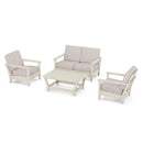 Harbour 4 Piece Deep Seating Set - In Stock