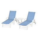 Coastal 3-Piece Wheeled Chaise Set - In Stock