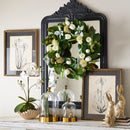 25" Tulip & Mixed Greenery Wreath