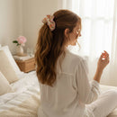 Ruffle Up Scrunchie–Endless Daydream Cream
