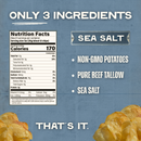 Beef Tallow Potato Chips - Sea Salt