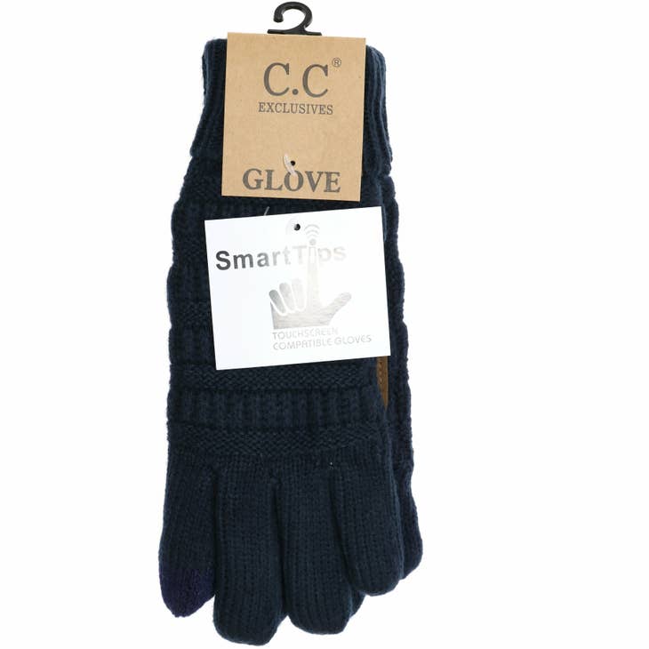 Knit Gloves With Lining