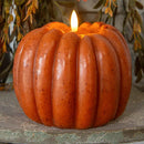 Orange 3D Flame Pumpkin Candle