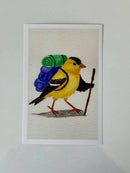 Backpacking Goldfinch Print