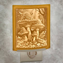 Magic Mushrooms Porcelain Lithophane Night Light
