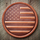 4" Leather Coaster