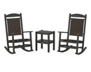 Presidential 3 Pc Woven Rocking Chair Set - In Stock