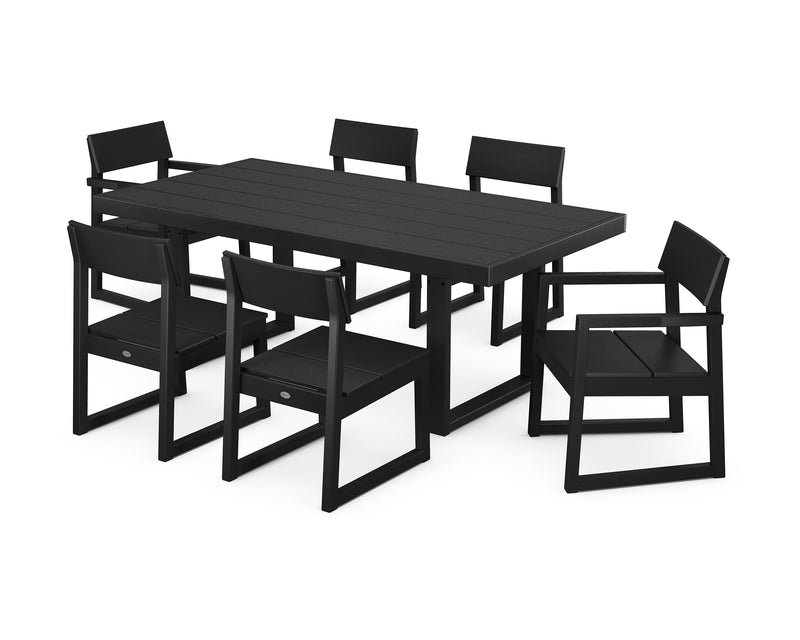 Edge7 Piece Dining Set - In Stock