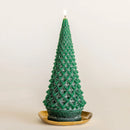 Rosy Rings-Sculpted Tree Candle