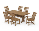 Vineyard 7-piece Farmhouse Trestle Dining Set