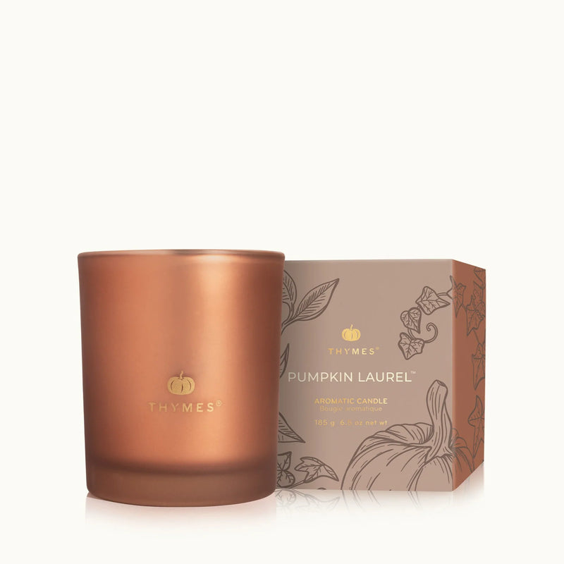 Pumpkin Laurel 6.5oz Single Wick Candle by Thymes