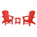 Nautical 3-Piece Curveback Adirondack Set - In Stock