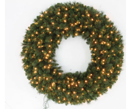 36" Pre-Lit Artificial Wreath