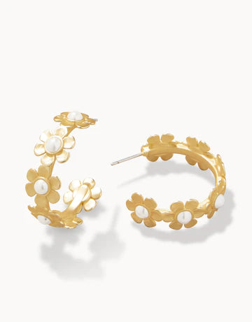 Spartina Primrose Hoop Earrings