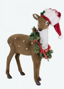 Byers' Choice Reindeer with Wreath