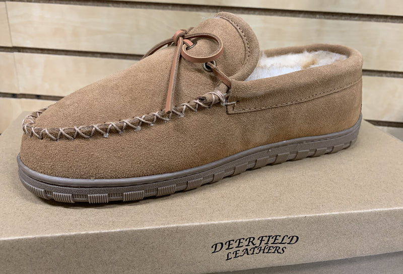 Deerfield Leathers Men's Lined Moccasins