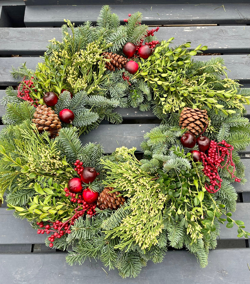 Premium Wreath with Fruit and Berries