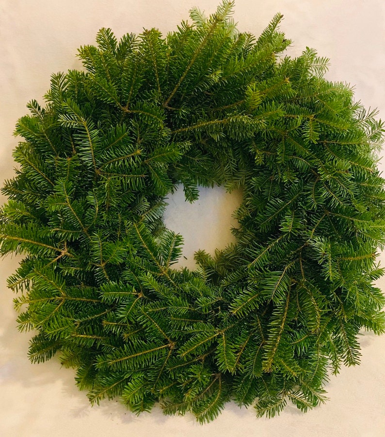 Balsam Double Sided Fresh Wreath 12" to 48"
