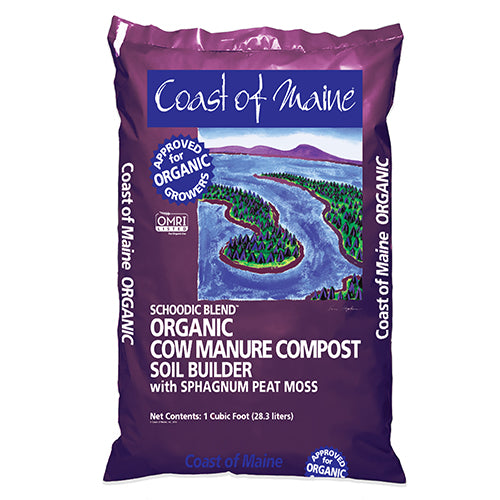 Cow Manure Compost Schoodic Blend by Coast of Maine