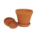 Inner Glazed Terracotta Saucer