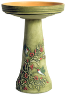 Handpainted Birdbath