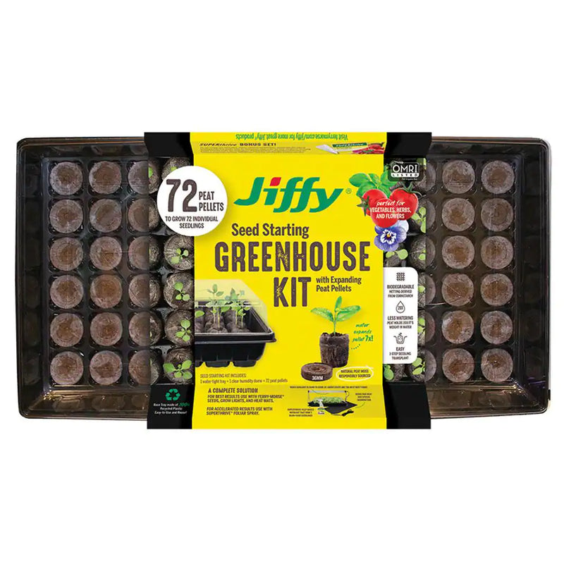 Jiffy Easy Grow Greenhouse with Dome 72 cell