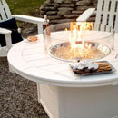 Slate Grey Round Fire Pit Table in Vintage - In Stock