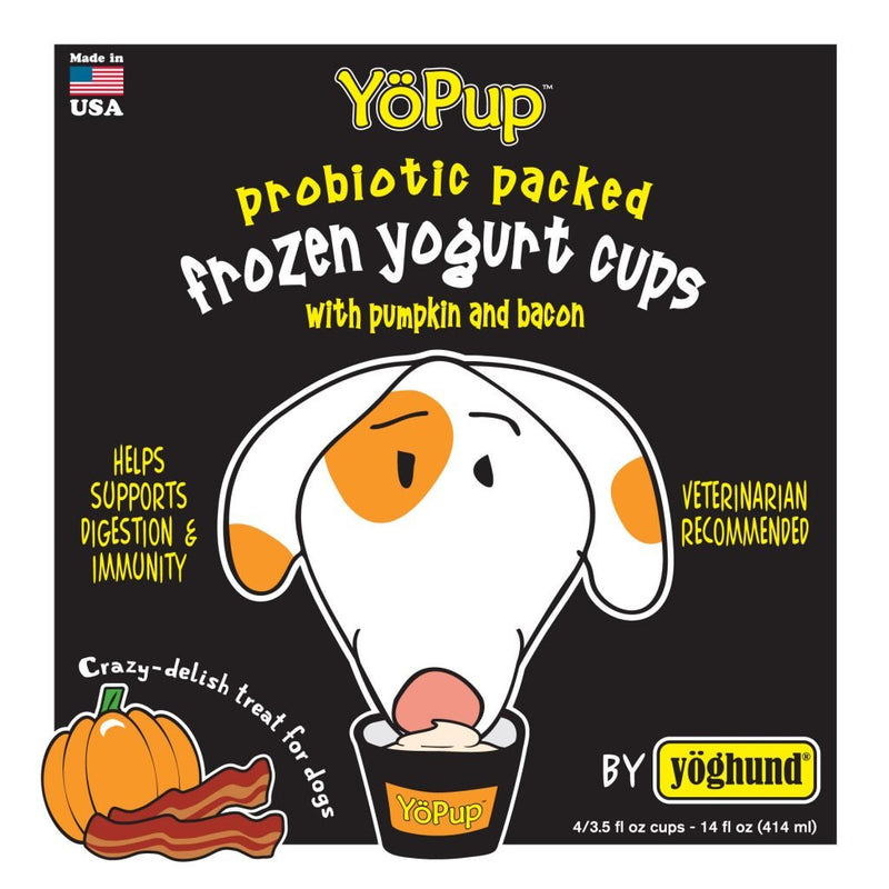 YoPup Pumpkin and Bacon Frozen Yogurt Cups for Dogs