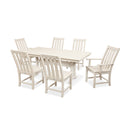 Vineyard 7-piece Farmhouse Trestle Dining Set - In Stock