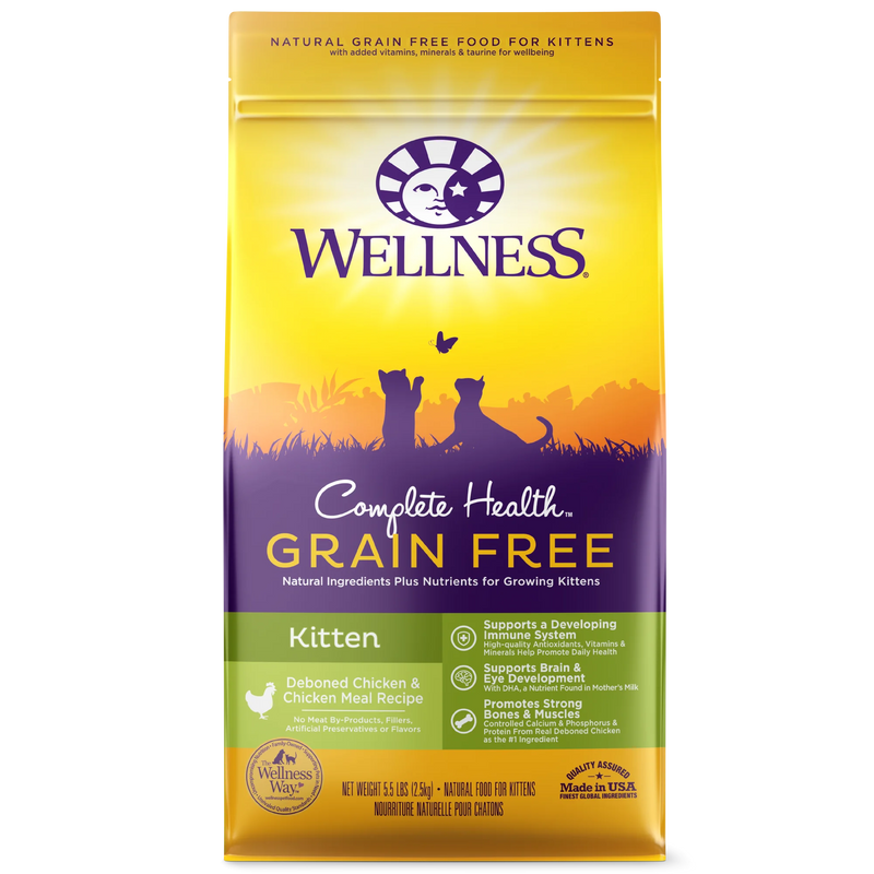 5.5lb. Wellness Grain Free Kitten Food