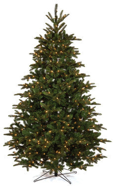 4.5' Elfin Fir Full Pre-lit LED Artificial Christmas Tree
